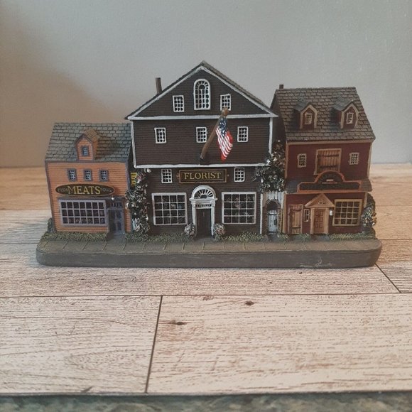 Hawthorne Village Peppercricket Market Charles Wysocki Sculpture Florist Meat - Picture 2 of 12